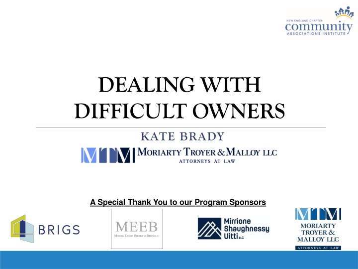 Dealing with Difficult Owners in Property Management