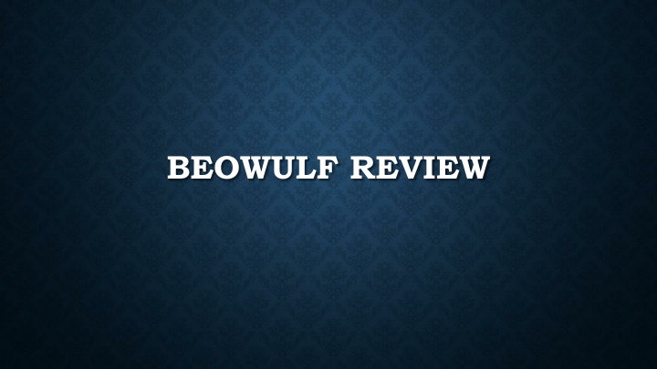 The Legendary Adventures of Beowulf