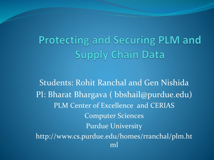 Enhancing Security in Global Supply Chain Information Flow
