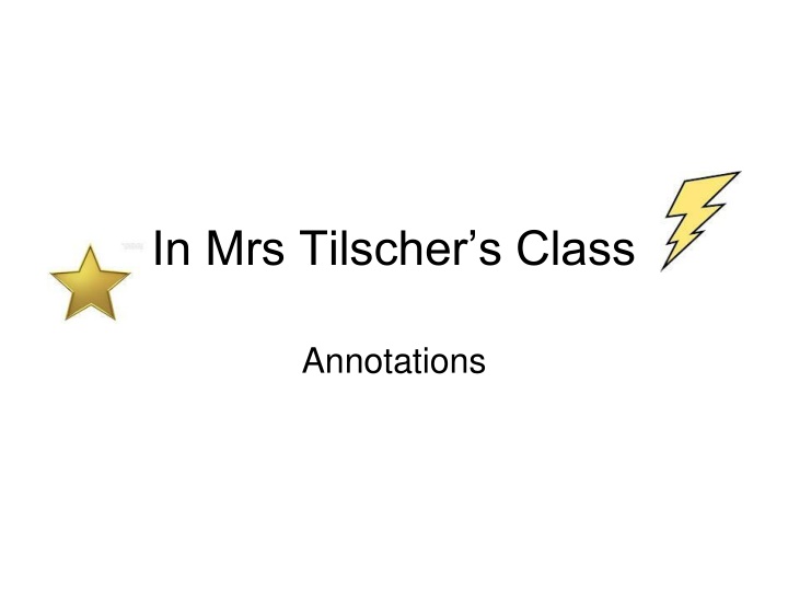 Memories of Mrs. Tilscher's Primary School Classroom