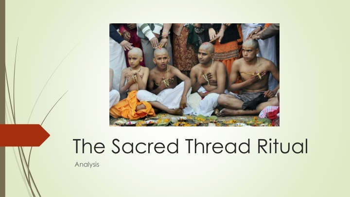 Hindu Upanayana Ceremony Explained