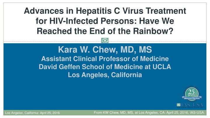 Advances in Hepatitis C Treatment for HIV-Infected Patients: A Comprehensive Overview