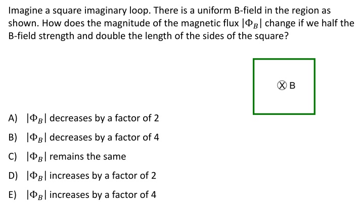 Magnetic Flux and Induced Current in Loops