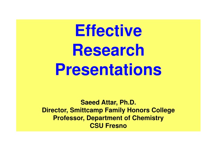 Effective Research Presentations: Tips and Strategies for Success