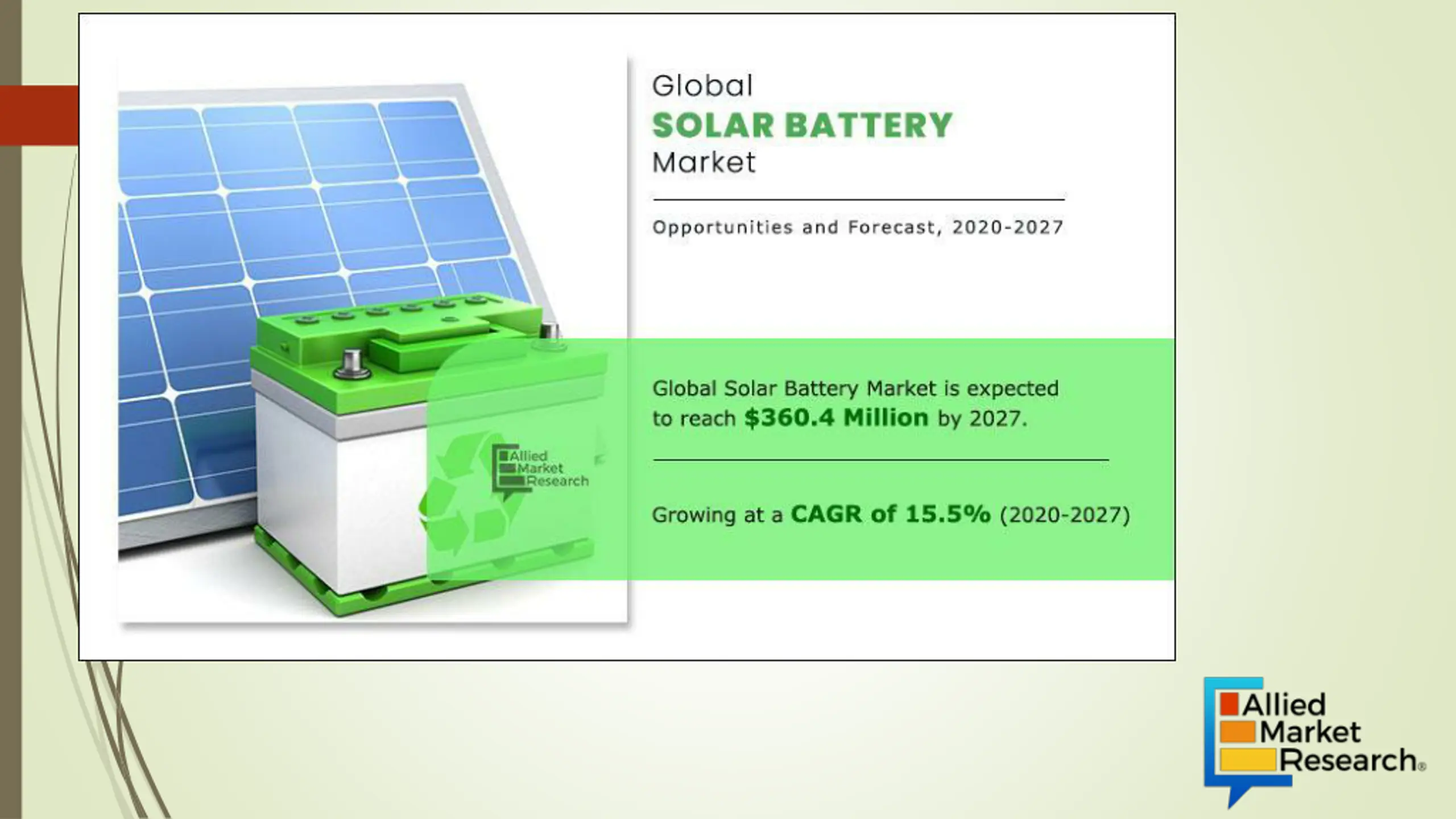 solar battery market