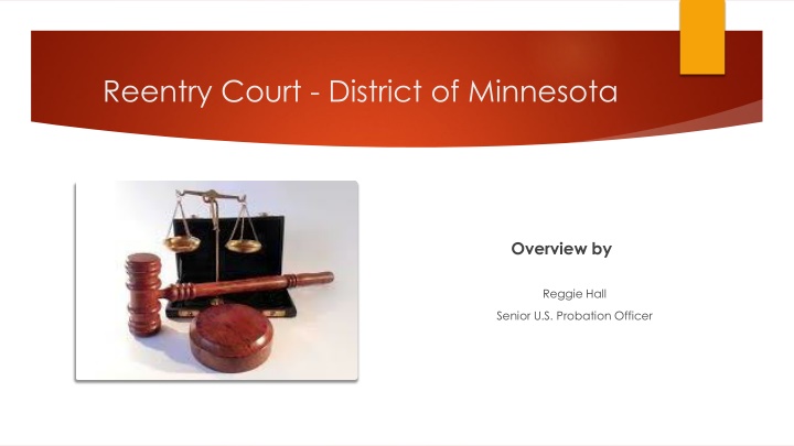 Reentry Court District of Minnesota Overview