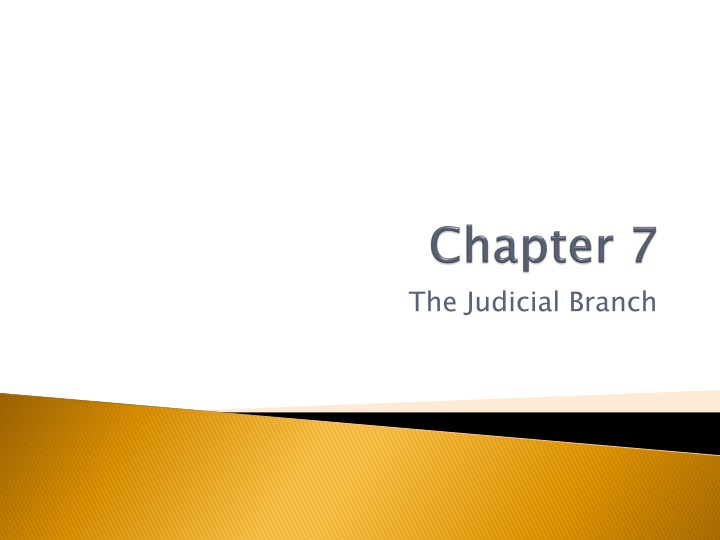 The Judicial Branch of the Federal Government