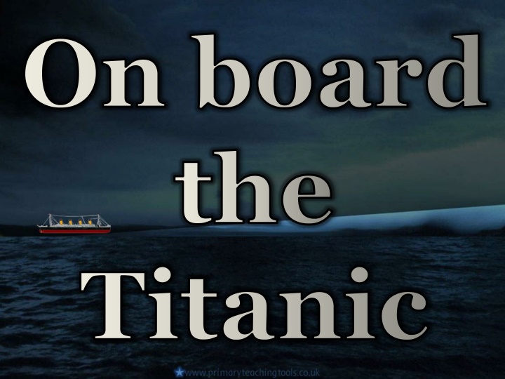 Titanic Dining Experience on Board