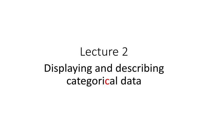 Visualizing Categorical Data in Data Analysis