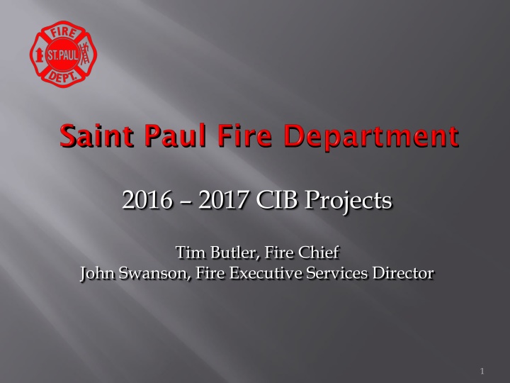 Enhancing Fire Department Infrastructure: 2016-2017 Projects Overview