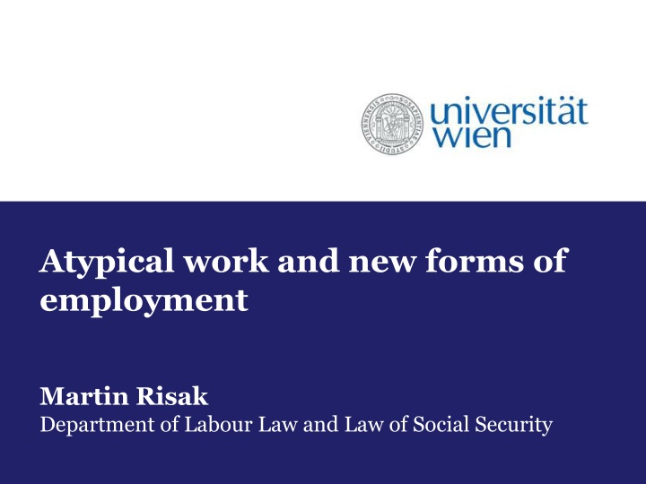 Atypical Forms of Employment