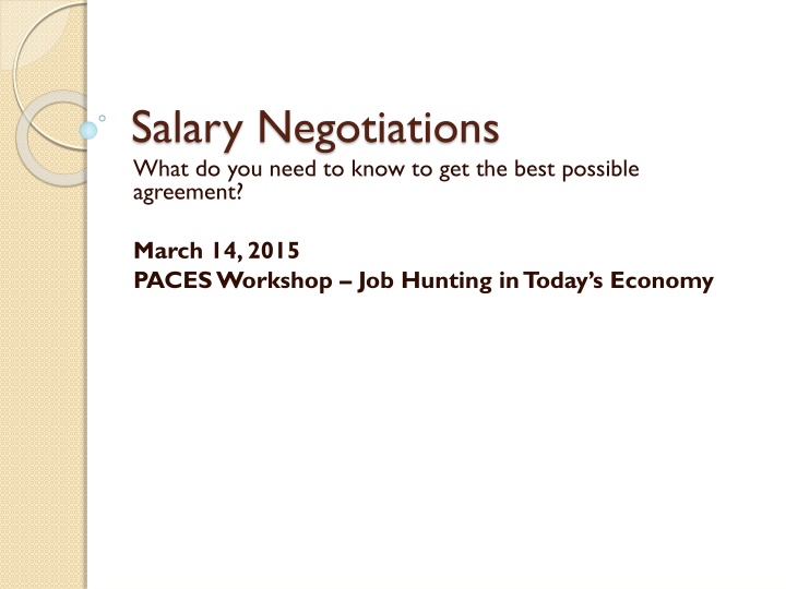 Mastering Salary Negotiations for Job Offers