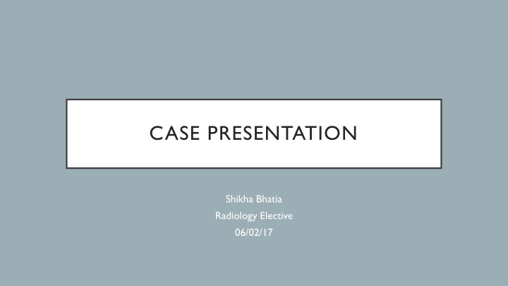 Complex Radiology Case: Multiple Traumatic Injuries in an Elderly Female