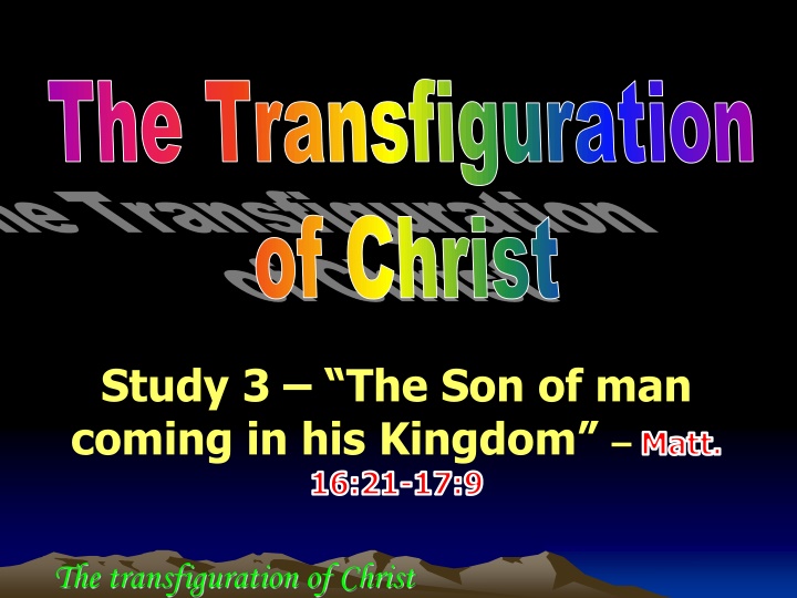 The Transfiguration: Key Figures and Symbolism Explored