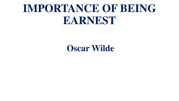 Insights into Oscar Wilde and 