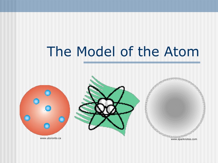 Evolution of Atomic Models: From Thomson to Bohr