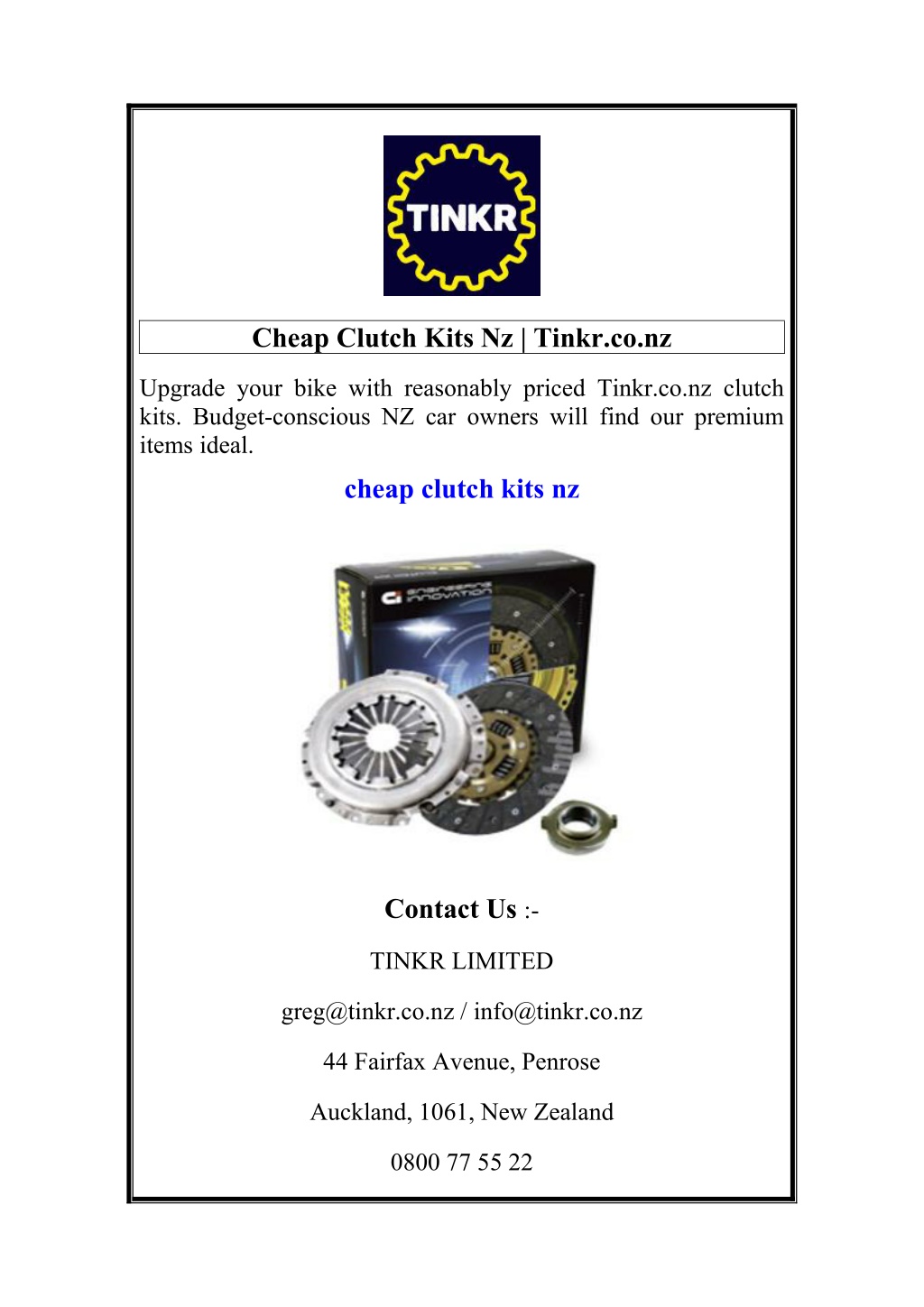 cheap clutch kits nz tinkr co nz l.w