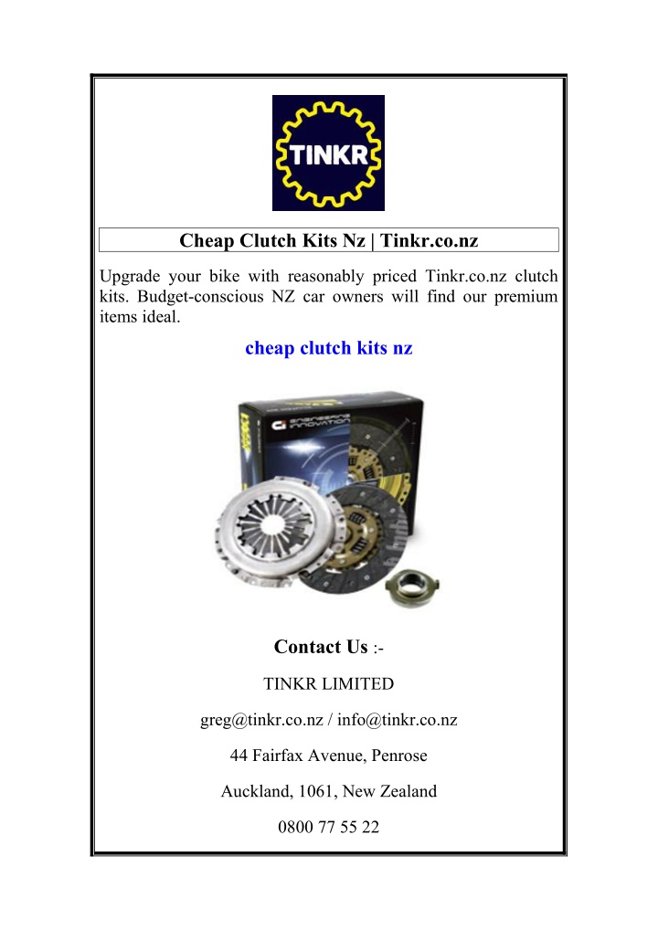 cheap clutch kits nz tinkr co nz n.w