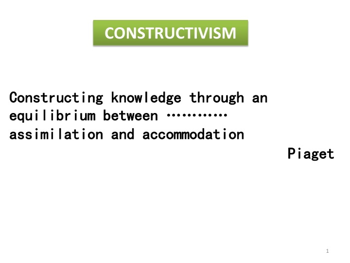 Constructivism in Learning