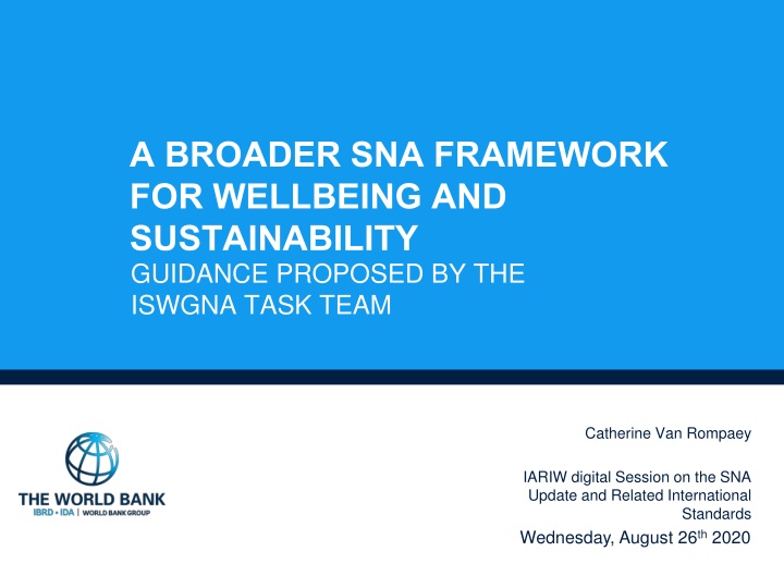 Proposed Broader SNA Framework for Wellbeing and Sustainability Guidance