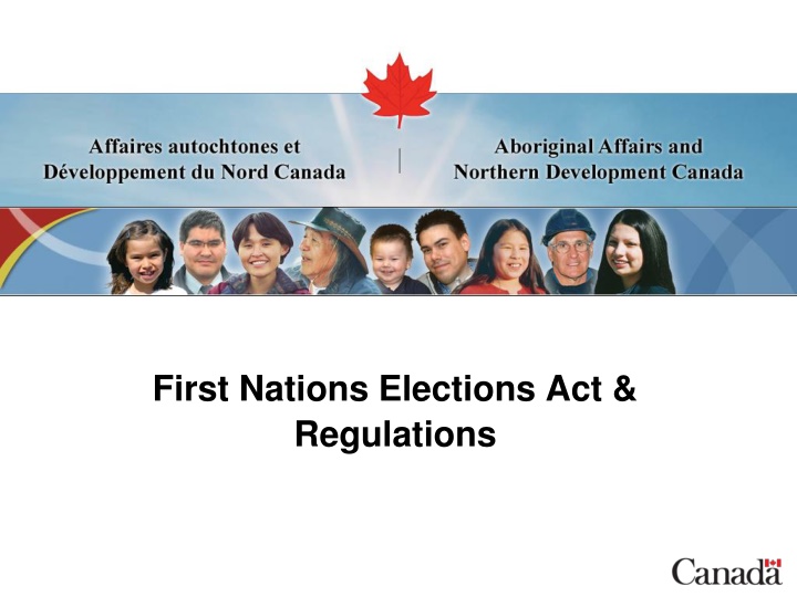 Enhancing First Nations Governance through the First Nations Elections Act
