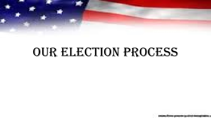 The Evolution of the U.S. Election Process