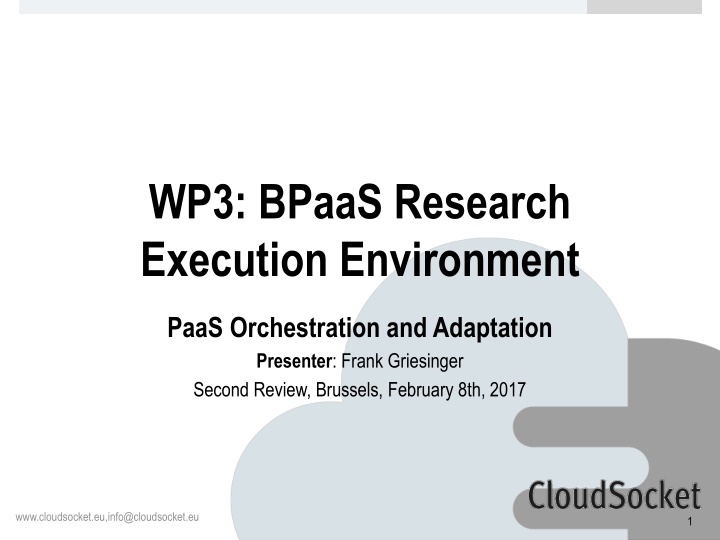 Orchestrating and Adapting Cloud Services for Dynamic Deployment
