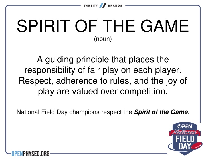 Field Day Values and Behaviors - Embracing the Spirit of the Game