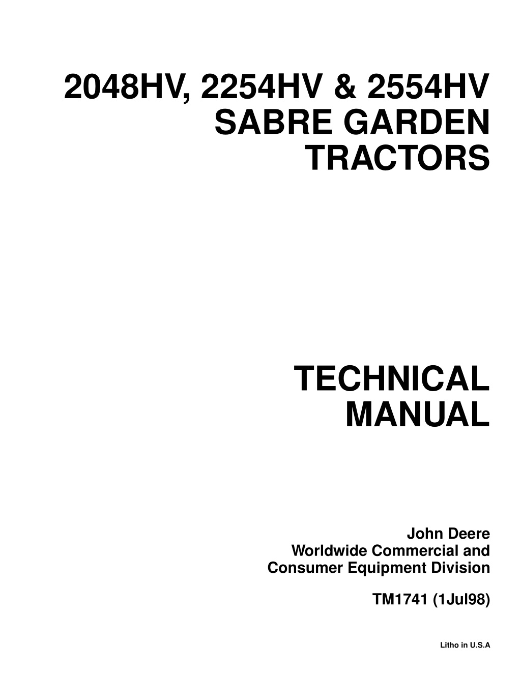 2048hv 2254hv 2554hv sabre garden l.w