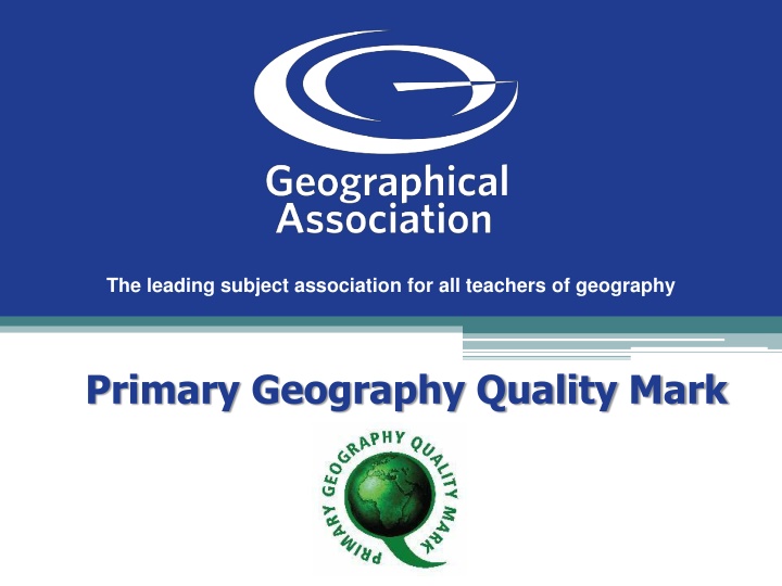 Enhancing Geography Education with the Primary Geography Quality Mark