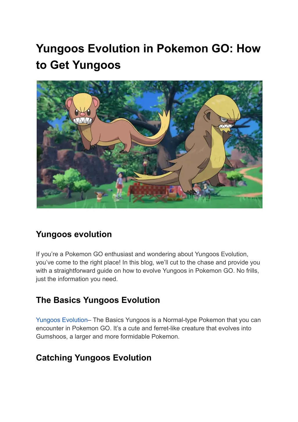 yungoos evolution in pokemon go how to get yungoos n.