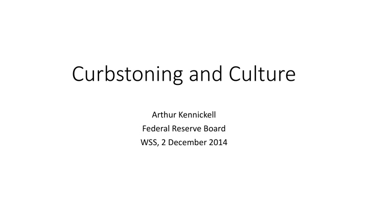 Curbstoning: Causes, Detection, and Prevention