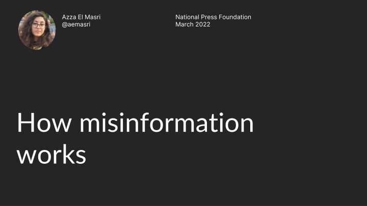 Spread of Misinformation in Media and Politics