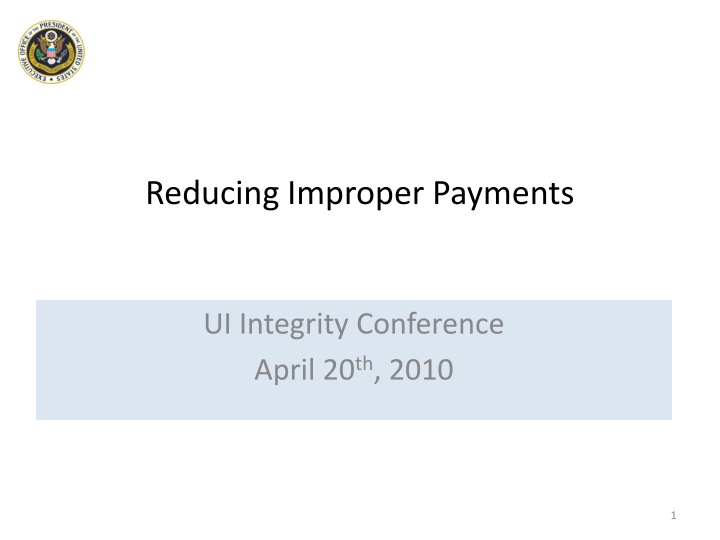 Strategies for Reducing Improper Payments in Government Programs