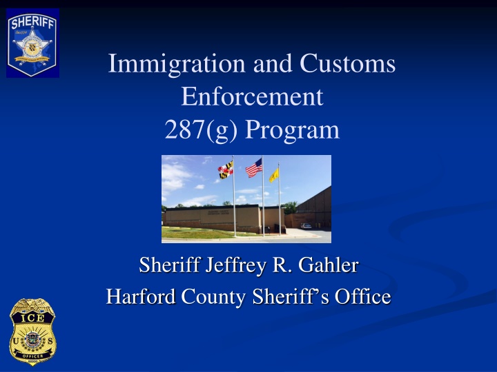 Harford County 287(g) Program Overview