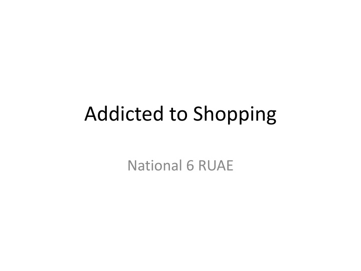 Mall Persuasion Tactics