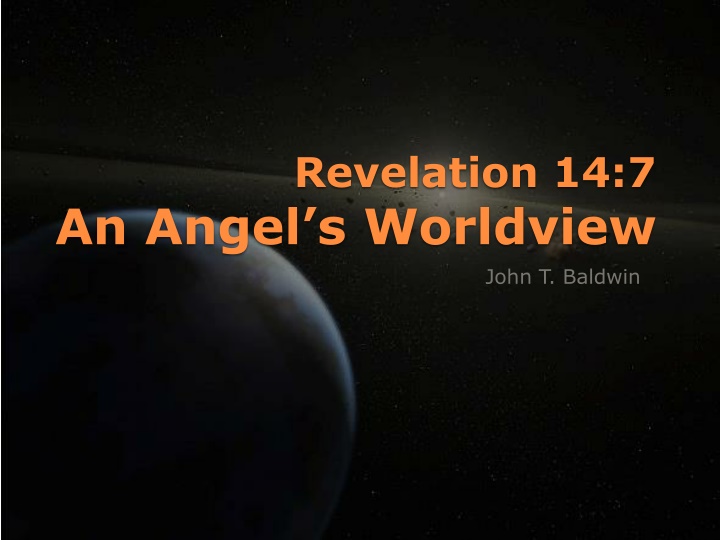 The Divine Message in Revelation 14:7 and Exodus 20:11