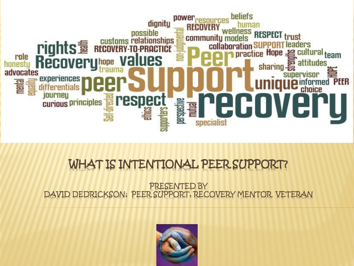 Intentional Peer Support and its Importance in Mental Health Recovery