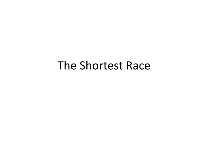 Optimal Pathfinding in the Shortest Race