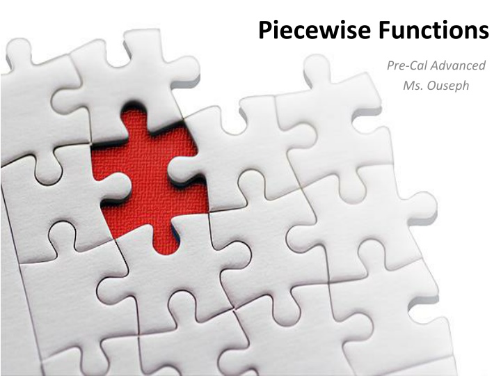 Piecewise Functions: Application in Parking Garage Pricing