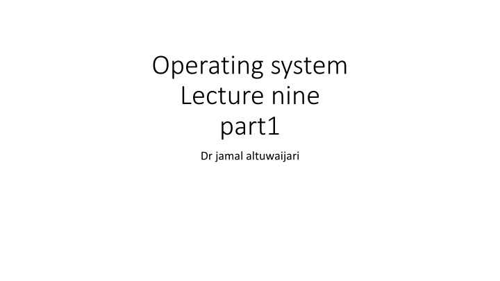 Memory Management Strategies in Operating Systems