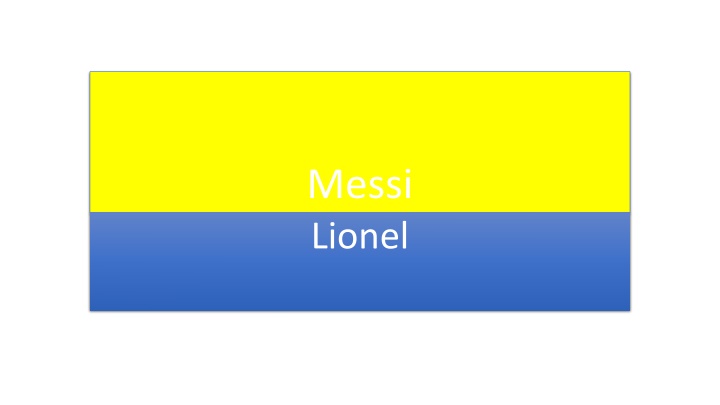 Lionel Messi - Argentine Football Legend