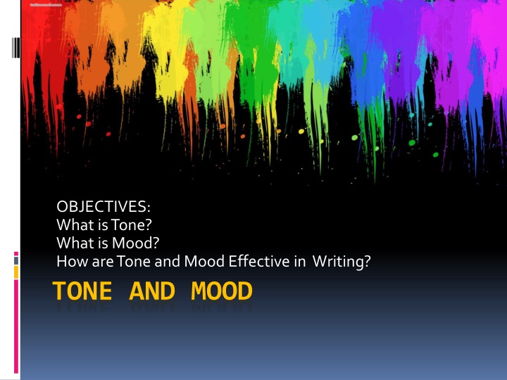 Tone and Mood in Writing