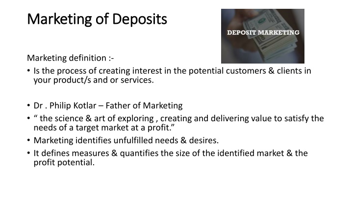 Marketing in Banking Industry