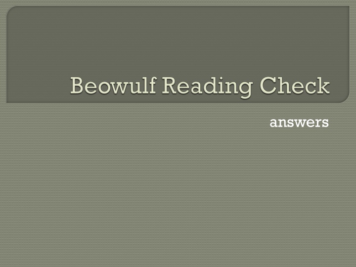 The Epic Tale of Beowulf: Grendel's Menace and Beowulf's Valor