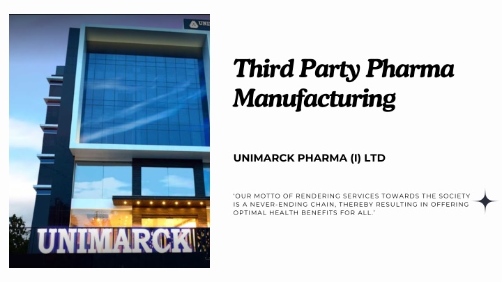third party pharma manufacturing n.w