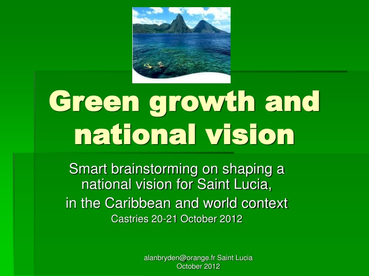 Shaping a National Vision for Green Growth in Saint Lucia and the Caribbean