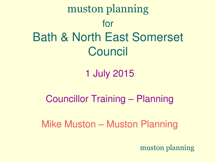 Green Belt Planning Guidelines and Inappropriate Development Overview