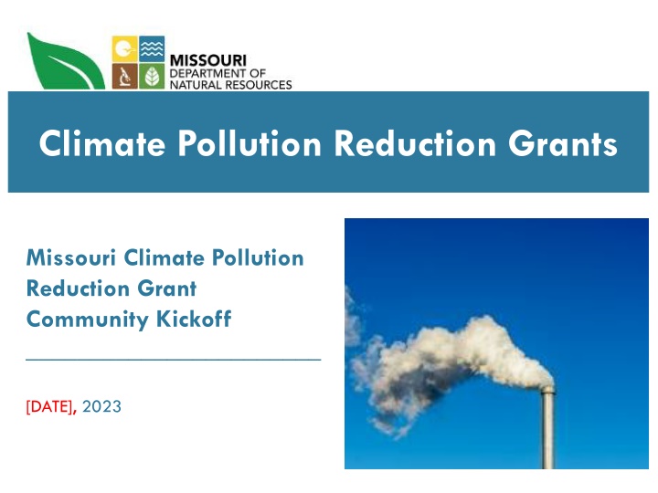 Volkswagen Trust Climate Pollution Reduction Grants Missouri Community Kickoff
