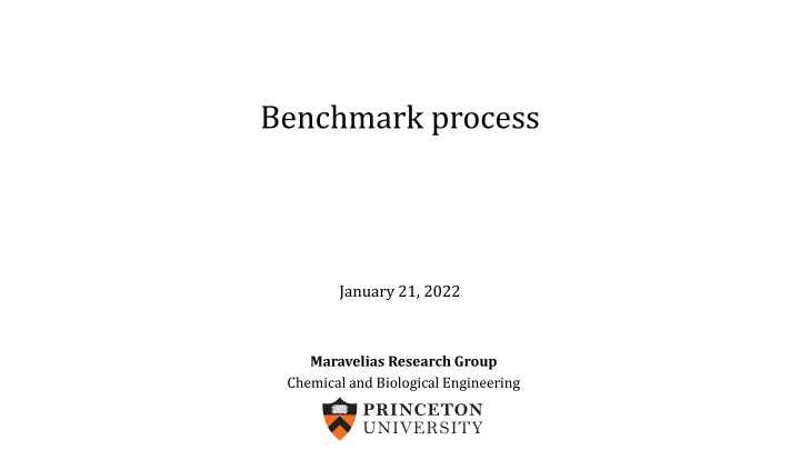 Benchmark Process in Chemical and Biological Engineering Research Group